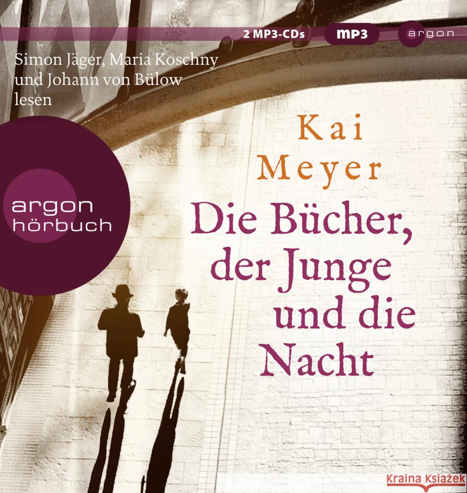 Die Bücher, der Junge und die Nacht, 2 Audio-CD, 2 MP3 Meyer, Kai 9783839820025 Argon Verlag - książka