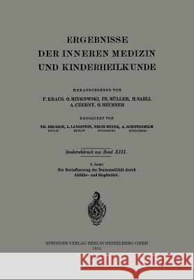 Die Beeinflussung Der Darmmotilität Durch Abführ- Und Stopfmittel Lang, S. 9783662373149 Springer - książka