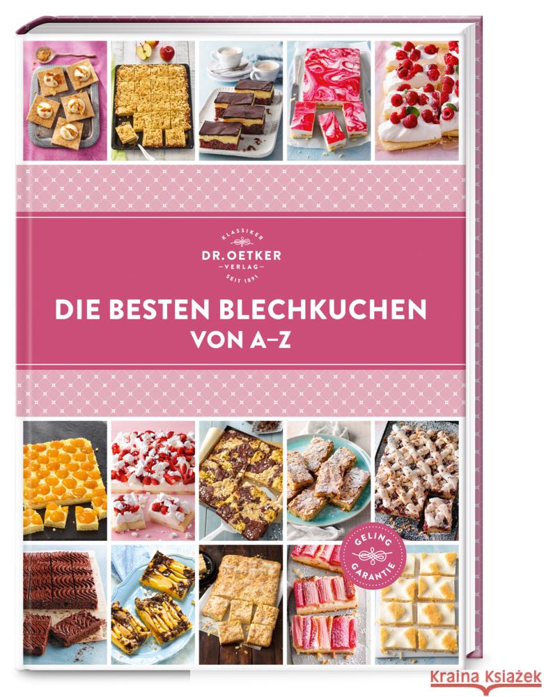 Die besten Blechkuchen von A-Z  9783767018341 Dr. Oetker - ein Verlag der Edel Verlagsgrupp - książka