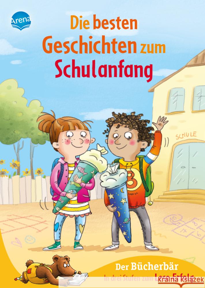 Die besten Geschichten zum Schulanfang. In drei Stufen zum Leseerfolg Koenig, Christina, Nahrgang, Frauke, Kaup, Ulrike 9783401719108 Arena - książka