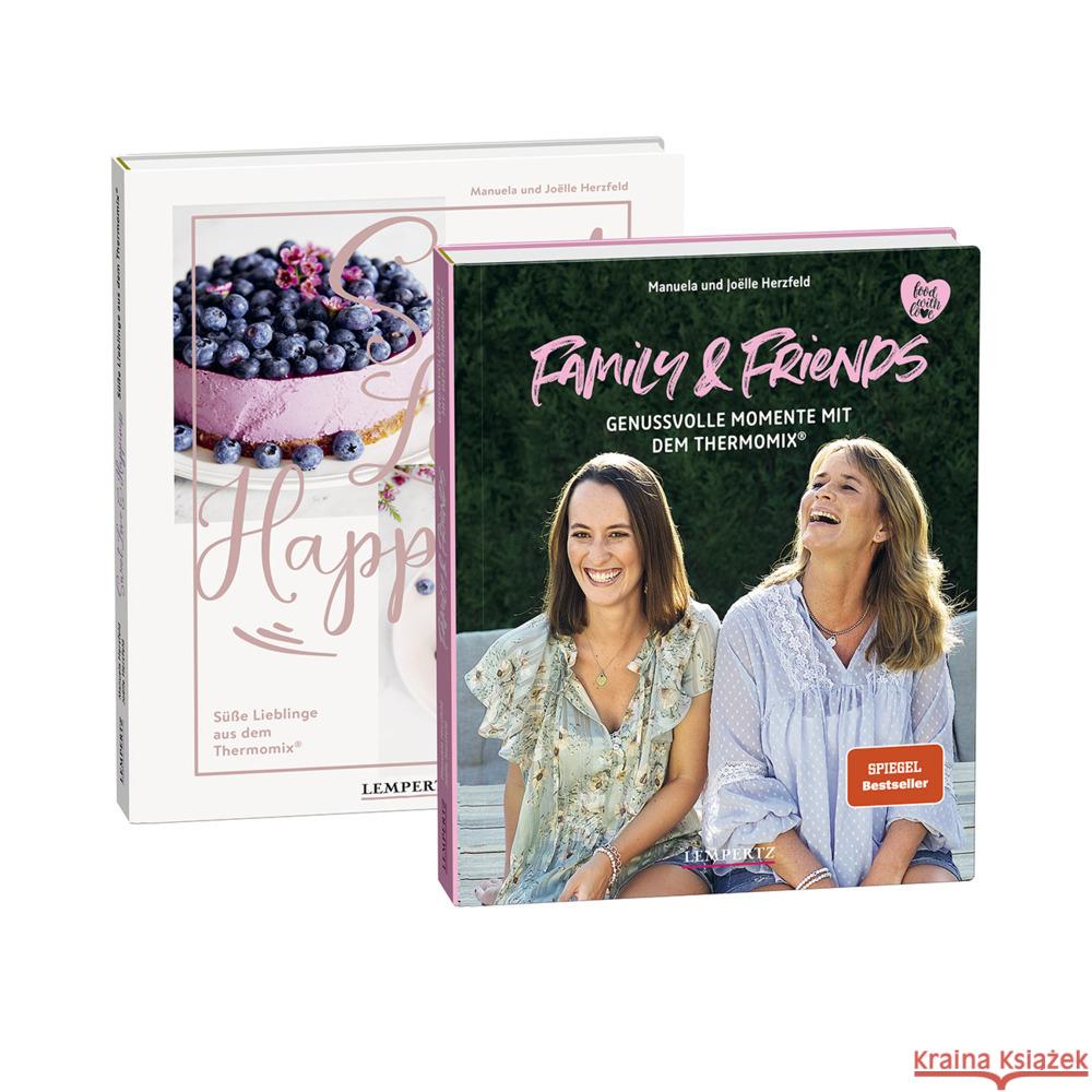 Die besten Glücksrezepte, Bundle; Food with Love; Herzfeld, Manuela / Herzfeld, Joëlle, 2 Teile Herzfeld, Manuela / Herzfeld, Joëlle 9783960585015 Edition Lempertz - książka