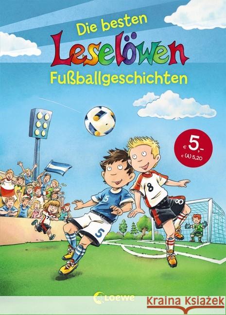 Die besten Leselöwen-Fußballgeschichten  9783785585405 Loewe Verlag - książka