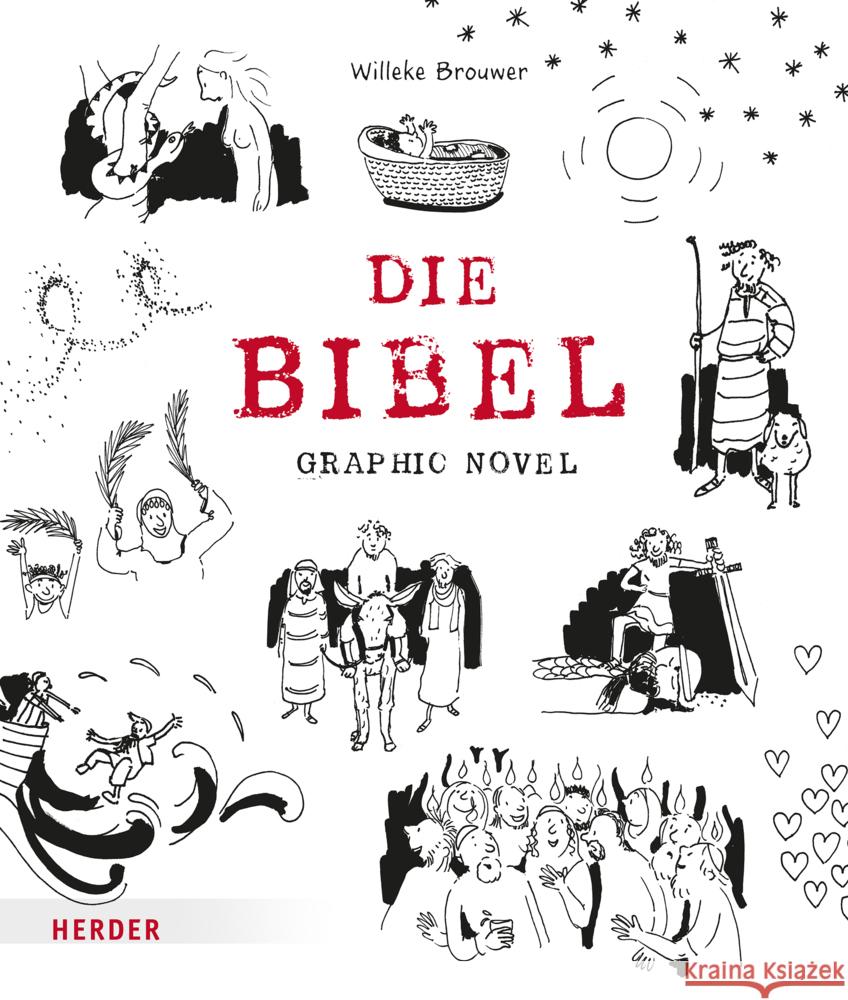 Die Bibel. Graphic Novel Brouwer, Willeke 9783451716553 Herder, Freiburg - książka