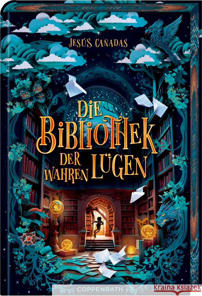 Die Bibliothek der Wahren Lügen Cañadas, Jesús 9783649648505 Coppenrath, Münster - książka