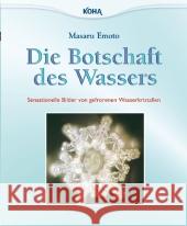 Die Botschaft des Wassers : Sensationelle Bilder von gefrorenen Wasserkristallen Emoto, Masaru   9783867281232 KOHA - książka