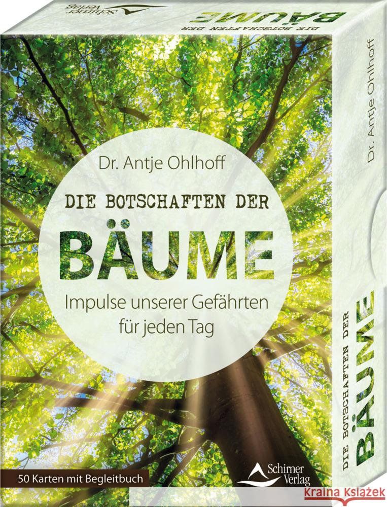 Die Botschaften der Bäume - Impulse unserer Gefährten für jeden Tag Ohlhoff, Antje 9783843491846 Schirner - książka