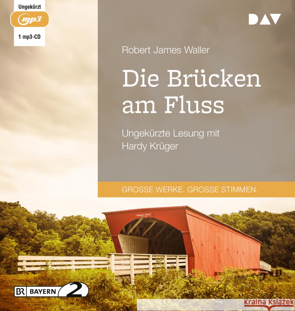 Die Brücken am Fluss, 1 Audio-CD, 1 MP3 Waller, Robert James 9783742431820 Der Audio Verlag, DAV - książka