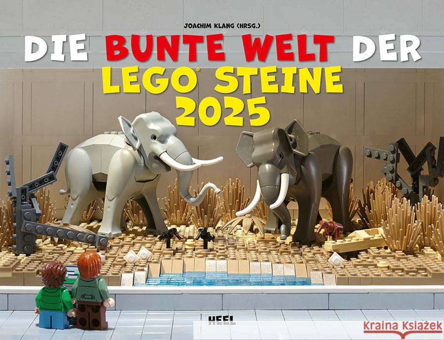 Die bunte Welt der LEGO® Steine Kalender 2025 Wandkalender Klang, Joachim 9783966648547 Heel Verlag - książka