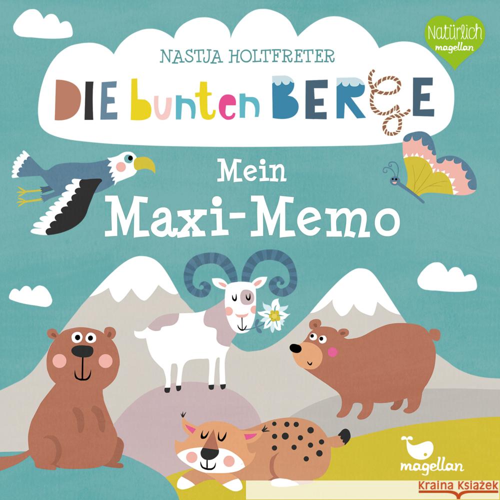 Die bunten Berge - Mein Maxi-Memo  4260671131793 Magellan - książka