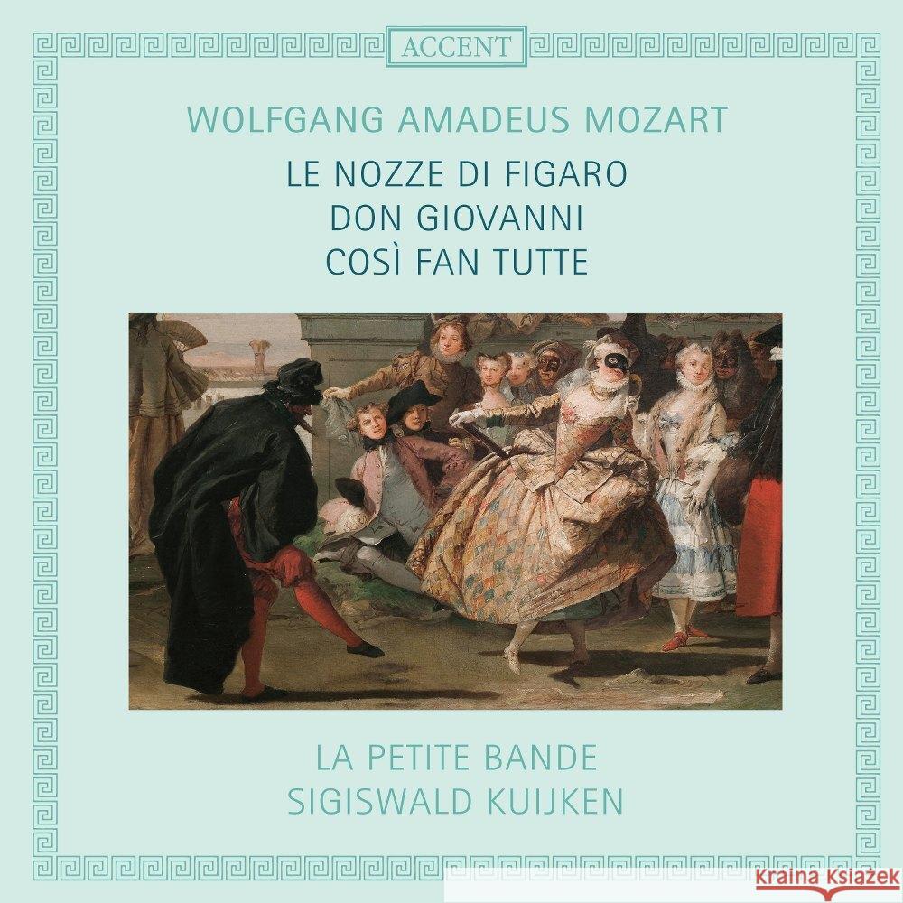 Die Da Ponte-Opern, 9 Audio-CD Mozart, Wolfgang Amadeus 4015023243903 Accent - książka