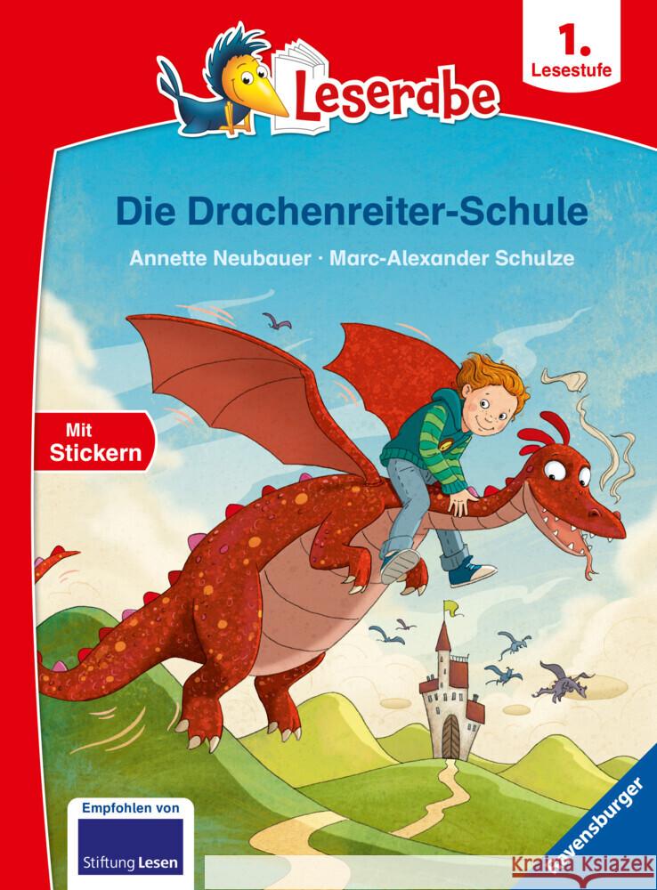 Die Drachenreiter-Schule - Leserabe ab 1. Klasse - Erstlesebuch für Kinder ab 6 Jahren Neubauer, Annette 9783473460472 Ravensburger Verlag - książka
