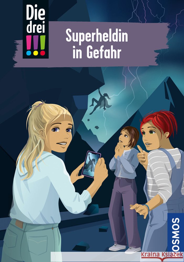 Die drei !!!, 105, Superheldin in Gefahr Heger, Ann-Katrin 9783440177051 Kosmos (Franckh-Kosmos) - książka