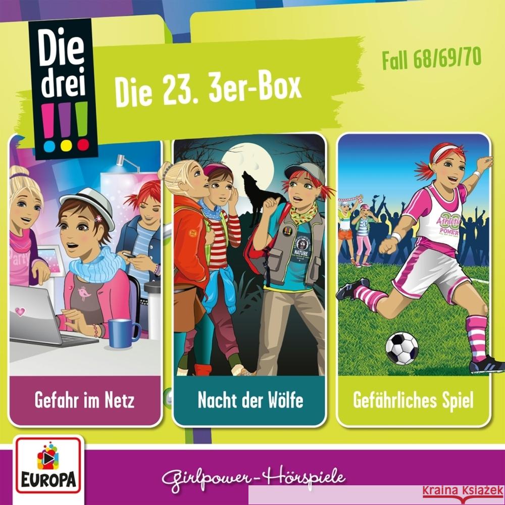 Die drei !!! 3er Box - Folgen 68-70, 3 Audio-CDs  9783803262158 United Soft Media (USM) - książka