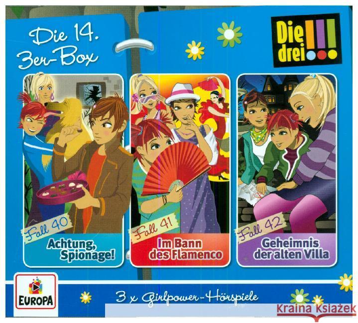 Die drei !!! 3er Box. Box.14, 3 Audio-CDs : Folge 40-42  9783803262066 United Soft Media (USM) - książka