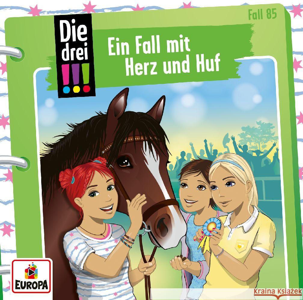 Die drei !!! 85 - Ein Fall mit Herz und Huf, 1 Audio-CD Vogel, Kirsten 9783803261885 Sony Music Entertainment - książka