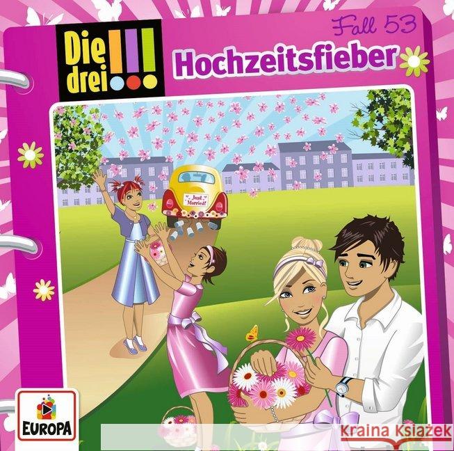 Die drei !!!  - Hochzeitsfieber!, 1 Audio-CD  9783803261533 United Soft Media (USM) - książka