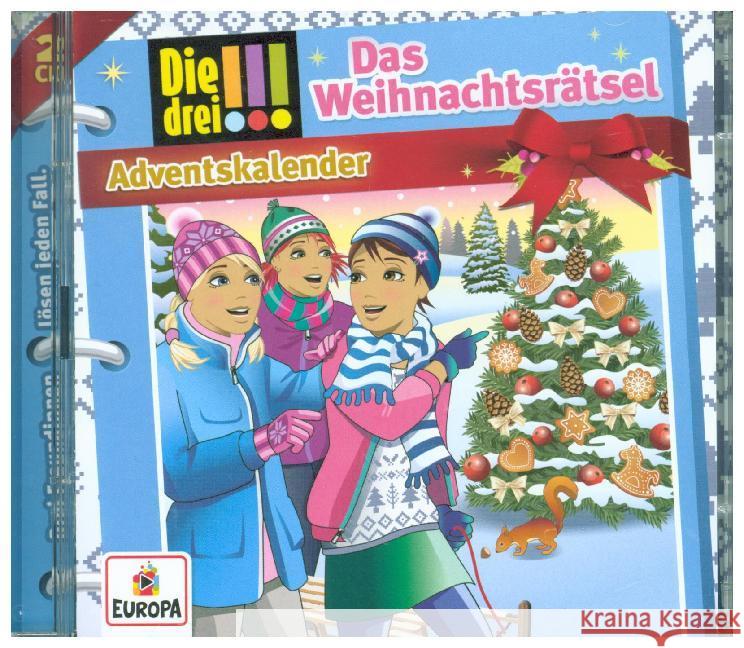 Die drei !!! - Das Weihnachtsrätsel, 1 Audio-CD : Advent  9783803261908 United Soft Media (USM) - książka