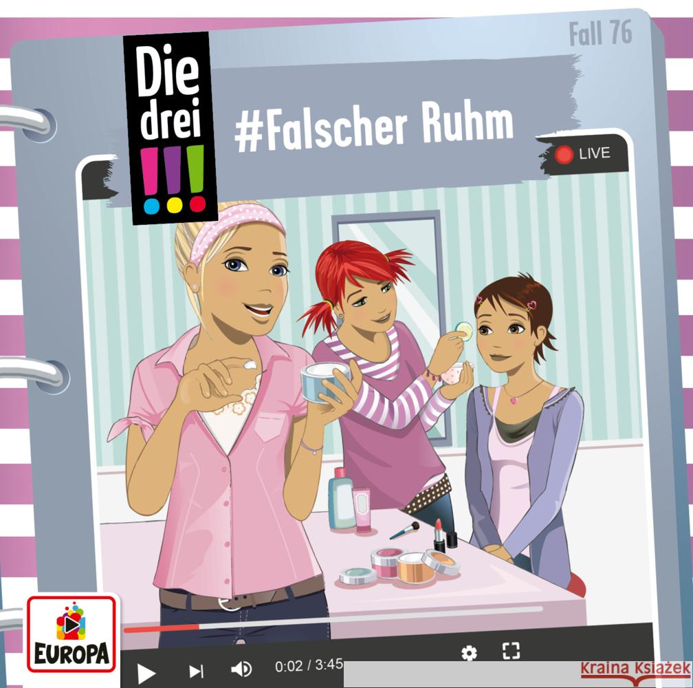 Die drei !!! - Falscher Ruhm  9783803261779 United Soft Media (USM) - książka