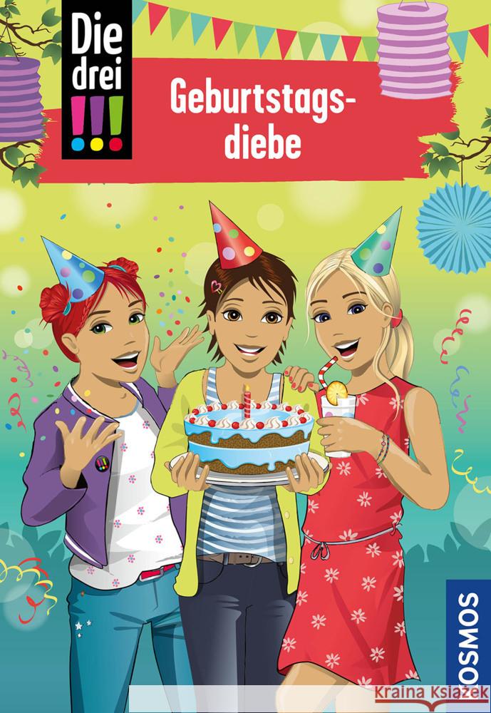 Die drei !!! - Geburtstagsdiebe Heger, Ann-Katrin 9783440170823 Kosmos (Franckh-Kosmos) - książka