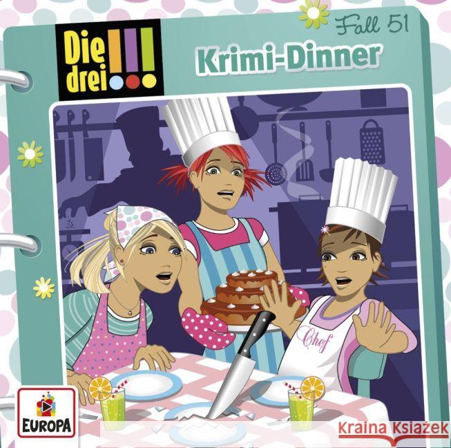 Die drei !!! - Krimi-Dinner, 1 Audio-CD  9783803261519 United Soft Media (USM) - książka