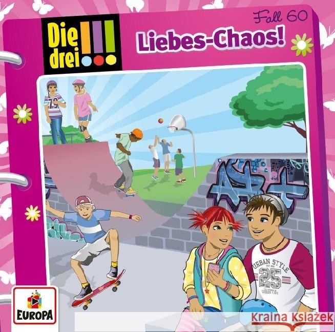 Die drei !!! - Liebes-Chaos, 1 Audio-CD  9783803261618 United Soft Media (USM) - książka