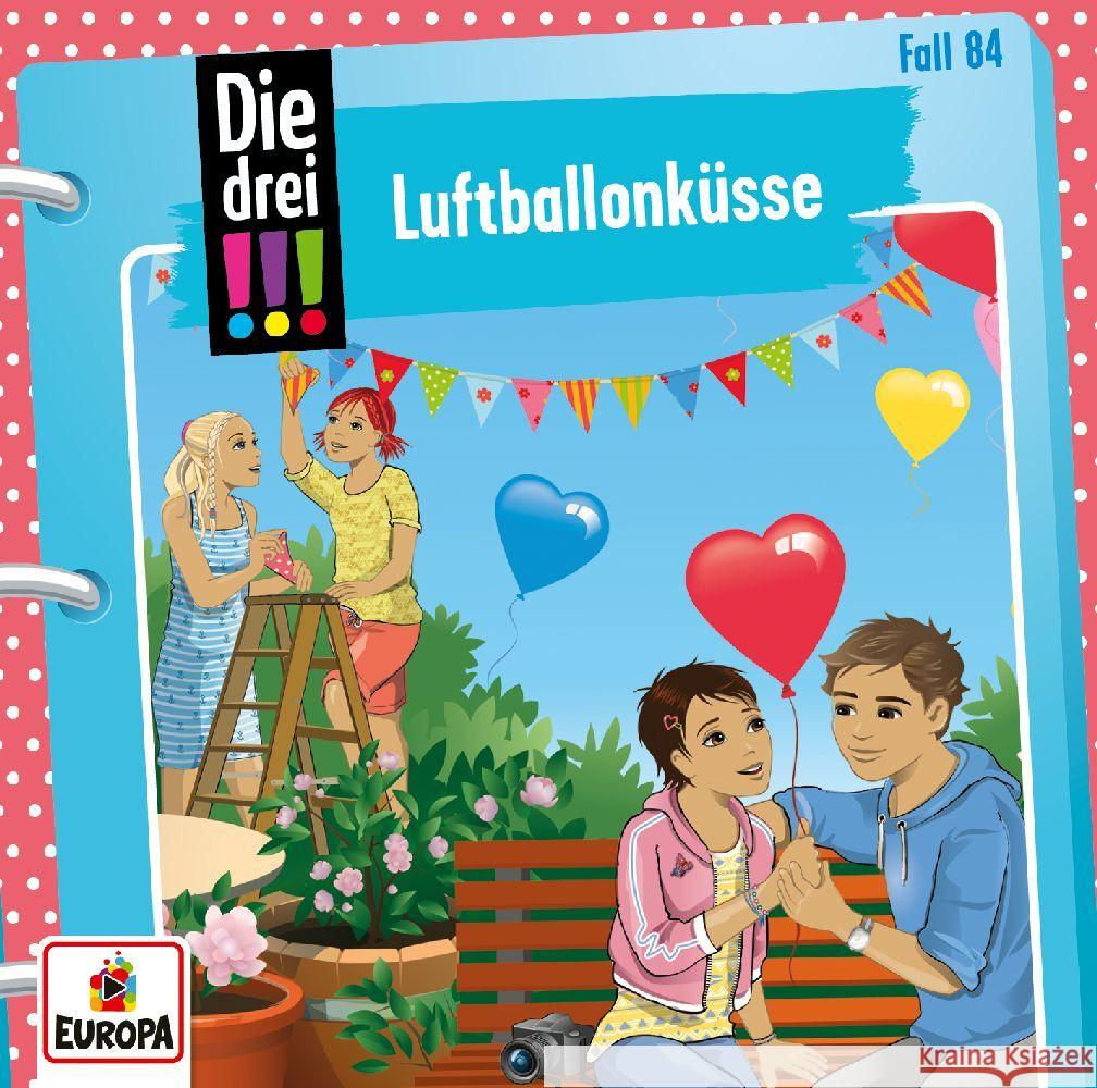 Die drei !!! - Luftballonküsse, Audio-CD  9783803261878 United Soft Media (USM) - książka