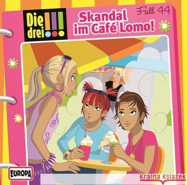 Die drei !!! - Skandal im Café Lomo!, 1 Audio-CD  9783803237934 United Soft Media (USM) - książka