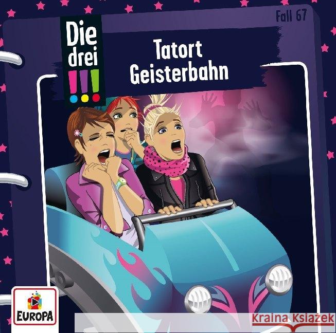 Die drei !!! - Tatort Geisterbahn. Tl.67, 1 Audio-CD  9783803261687 United Soft Media (USM) - książka