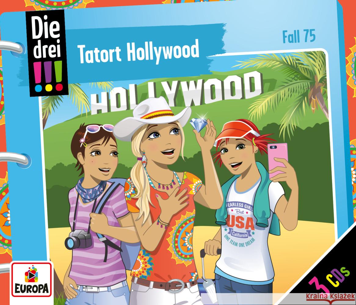 Die drei !!!: - Tatort Hollywood  0194398148328 United Soft Media (USM) - książka