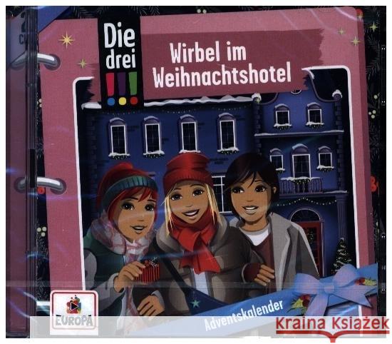 Die drei !!! Adventskalender - Wirbel im Weihnachtshotel, 2 Audio-CD Vogel, Maja von 9783803261960 Sony Music Entertainment - książka