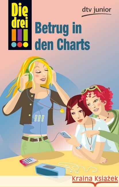 Die drei !!!, Betrug in den Charts Steckelmann, Petra 9783423716468 DTV - książka