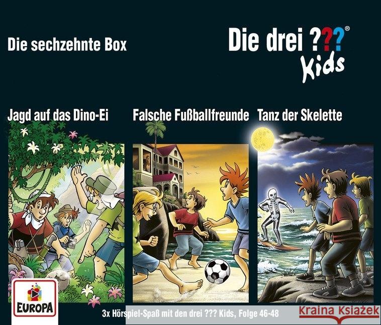 Die drei ??? Kids 3er Box. Box.16, 3 Audio-CD : Folgen 46-48  9783803260918 United Soft Media (USM) - książka