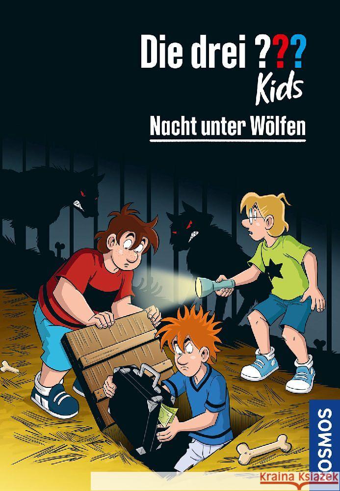 Die drei ??? Kids, 8, Nacht unter Wölfen Blanck, Ulf 9783440177969 Kosmos (Franckh-Kosmos) - książka
