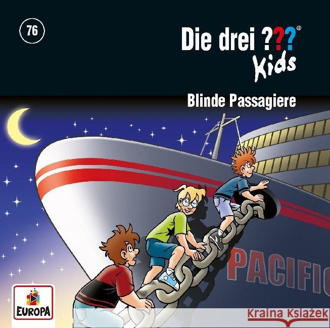 Die drei ??? Kids - Blinde Passagiere. Tl.76, 1 Audio-CD  9783803260598 United Soft Media (USM) - książka