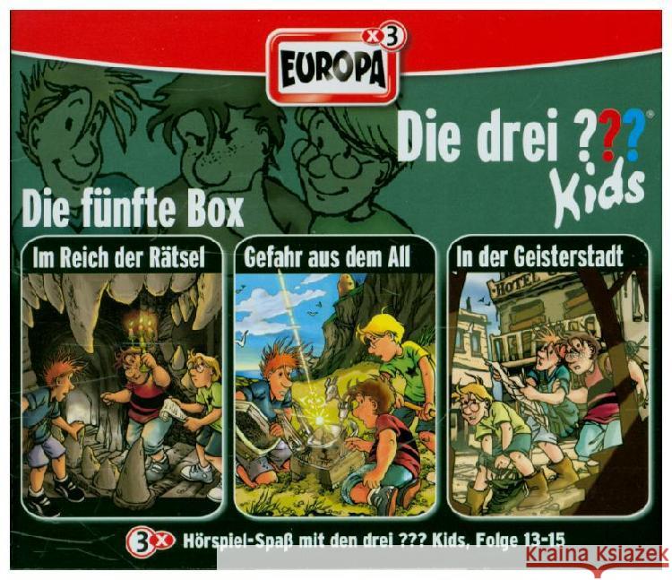 Die drei ???-Kids - Die 5. Box. Box.5, 3 Audio-CDs : Folge 13-15 Blanck, Ulf 9783803233097 United Soft Media (USM) - książka