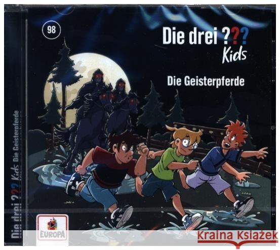 Die drei ??? Kids - Die Geisterpferde, 1 Audio-CD Blanck, Ulf 9783803260819 Sony Music Entertainment - książka