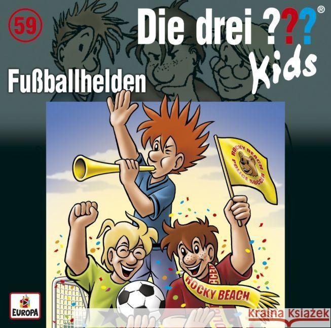 Die drei ??? Kids - Fußballhelden, 1 Audio-CD  9783803260413 United Soft Media (USM) - książka