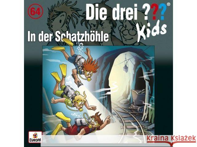 Die drei ??? Kids - In der Schatzhöhle, 1 Audio-CD  9783803260468 United Soft Media (USM) - książka