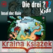 Die drei ???-Kids - Insel der Haie, 1 Audio-CD Blanck, Ulf 9783803232908 Europa - książka