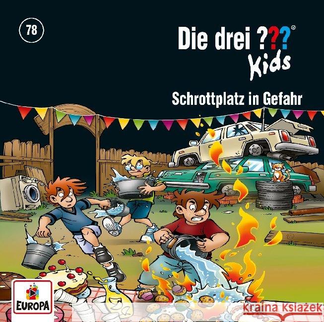 Die drei ??? Kids - Schrottplatz in Gefahr. Tl.78, 1 Audio-CD  9783803260611 United Soft Media (USM) - książka