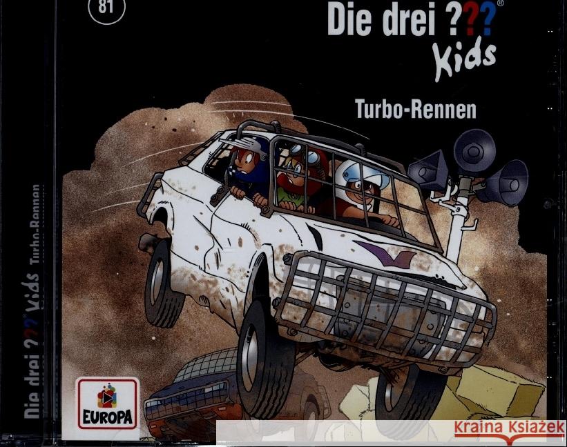 Die drei ??? Kids  Turbo-Rennen, 1 Audio-CD  0194398192925 United Soft Media (USM) - książka