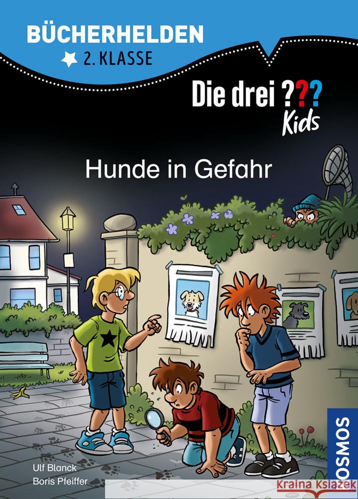 Die drei ??? Kids, Bücherhelden 2. Klasse, Hunde in Gefahr Blanck, Ulf, Pfeiffer, Boris 9783440171141 Kosmos (Franckh-Kosmos) - książka