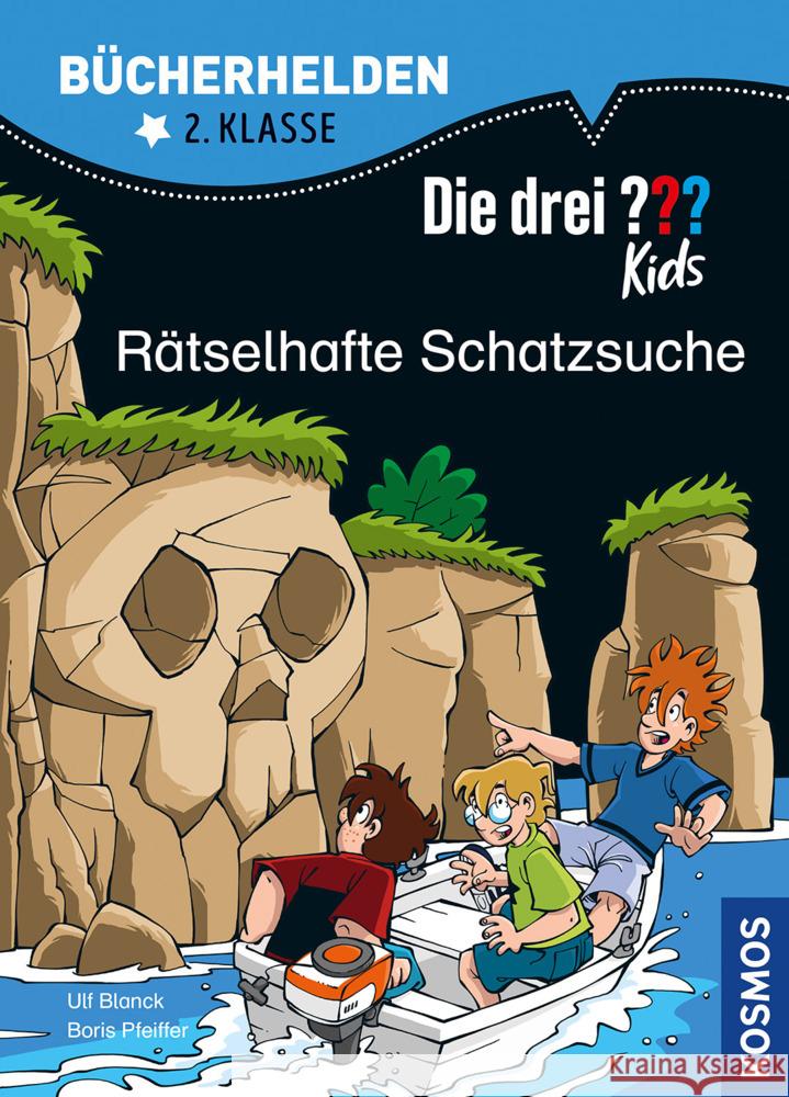 Die drei ??? Kids, Bücherhelden 2. Klasse, Rätselhafte Schatzsuche Blanck, Ulf, Pfeiffer, Boris 9783440174890 Kosmos (Franckh-Kosmos) - książka