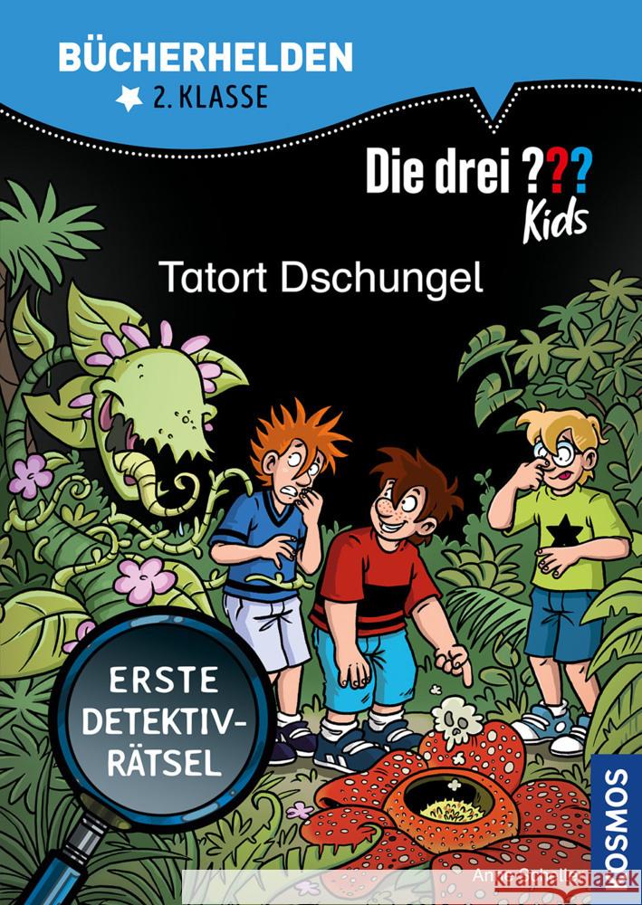 Die drei ??? Kids, Bücherhelden 2. Klasse, Tatort Dschungel Scheller, Anne 9783440172834 Kosmos (Franckh-Kosmos) - książka