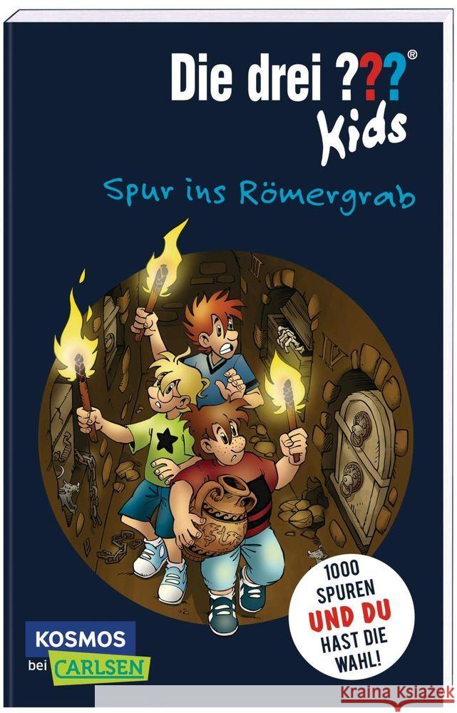 Die drei ??? kids und du: Spur ins Römergrab Pfeiffer, Boris 9783551319296 Carlsen - książka