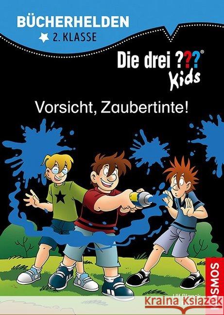 Die drei ??? Kids, Vorsicht, Zaubertinte! Blanck, Ulf; Pfeiffer, Boris 9783440153437 Kosmos (Franckh-Kosmos) - książka