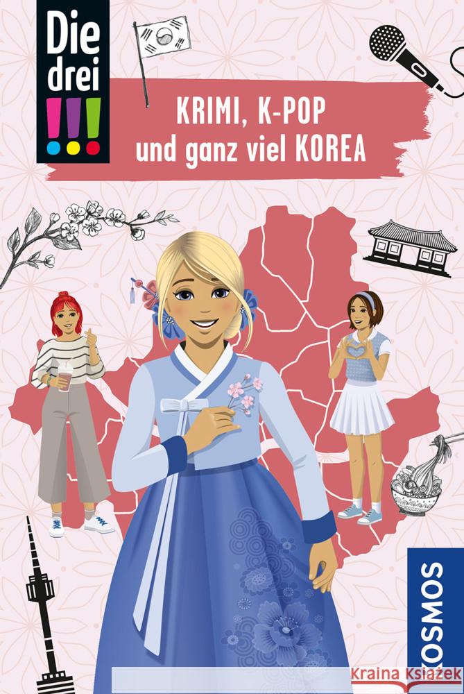 Die drei !!!, Krimi, K-Pop und ganz viel Korea Scheller, Anne 9783440179598 Kosmos (Franckh-Kosmos) - książka