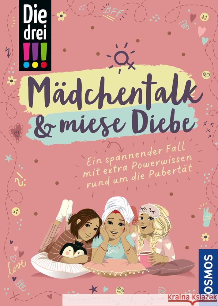 Die drei !!!, Mädchentalk & miese Diebe Körner, Anja 9783440178607 Kosmos (Franckh-Kosmos) - książka