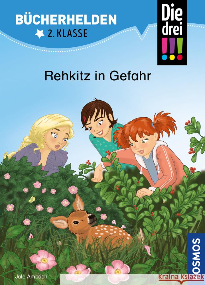 Die drei !!!, Rehkitz in Gefahr Ambach, Jule 9783440164143 Kosmos (Franckh-Kosmos) - książka