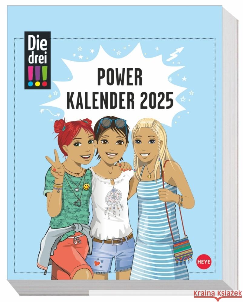 Die drei !!! Tagesabreißkalender 2025  9783756408436 Heye - książka